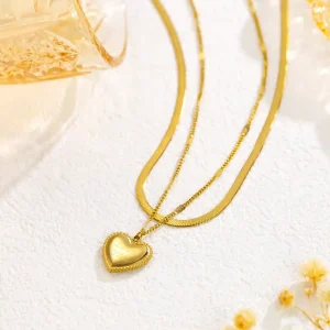 Home necklace color guaranteed titanium steel necklace