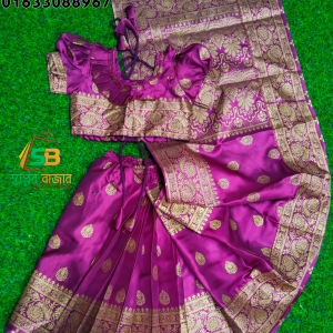 বেবি রেডি জাপানি সিল্ক শাড়ি (Code-SBSILK-010)