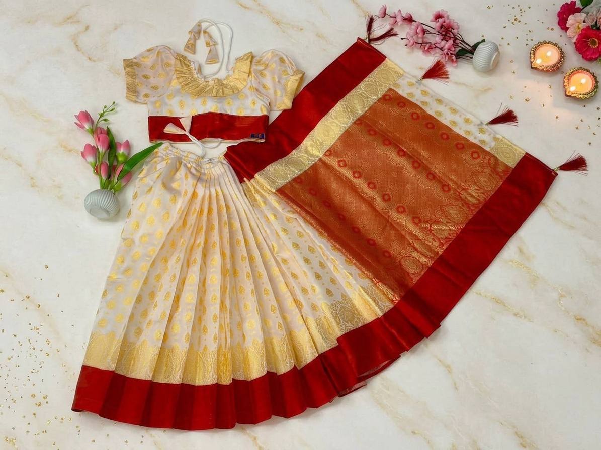 বেবি রেডি শাড়ি কাতান (Code-SBKATAN-040)