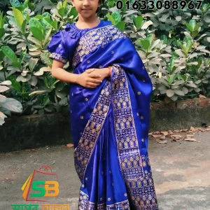 বেবি রেডি জাপানি সিল্ক শাড়ি (Code-SBSILK-019)