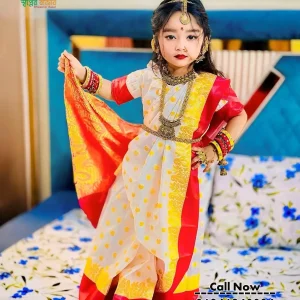 বেবি রেডি শাড়ি কাতান (Code-SBKATAN-040)