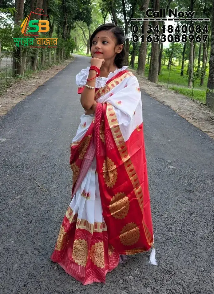 বেবি রেডিশাড়ি কাতান (Code-SBKATAN-025)